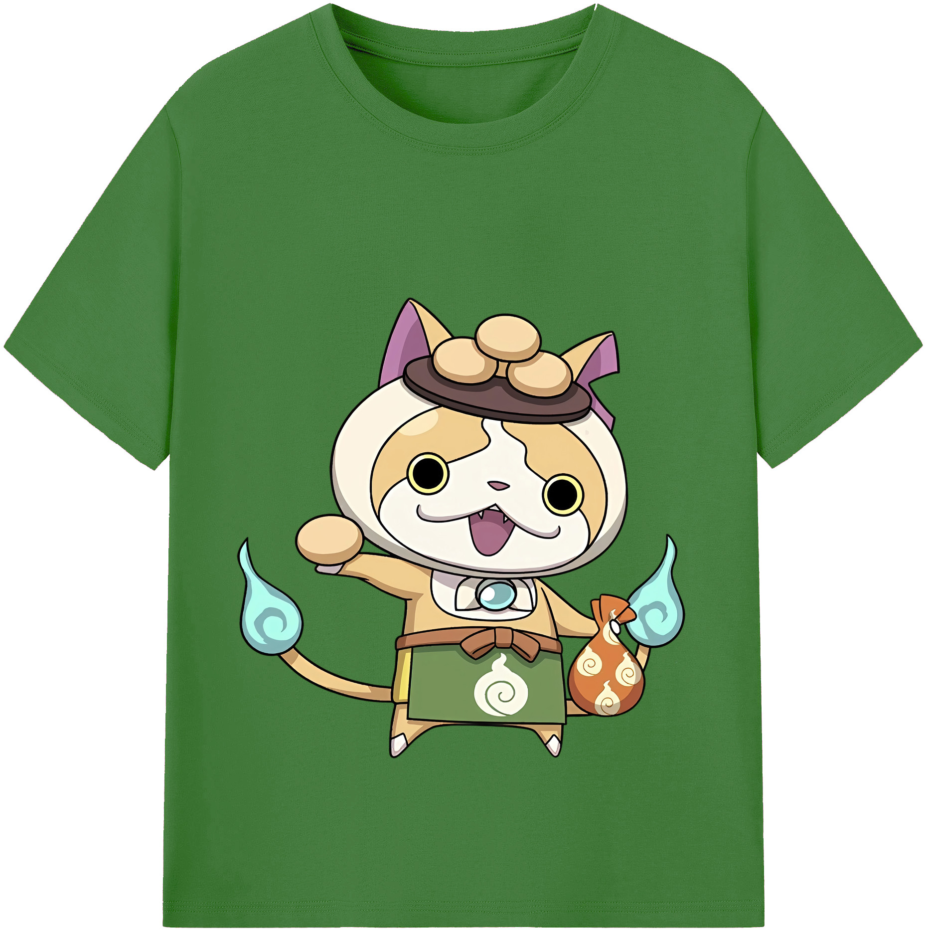 （画像用） 妖怪ウォッチ Yo-kai Watch レディースカジュアルプリントTシャツ（綿100％）
